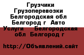 Грузчики Грузоперевозки - Белгородская обл., Белгород г. Авто » Услуги   . Белгородская обл.,Белгород г.
